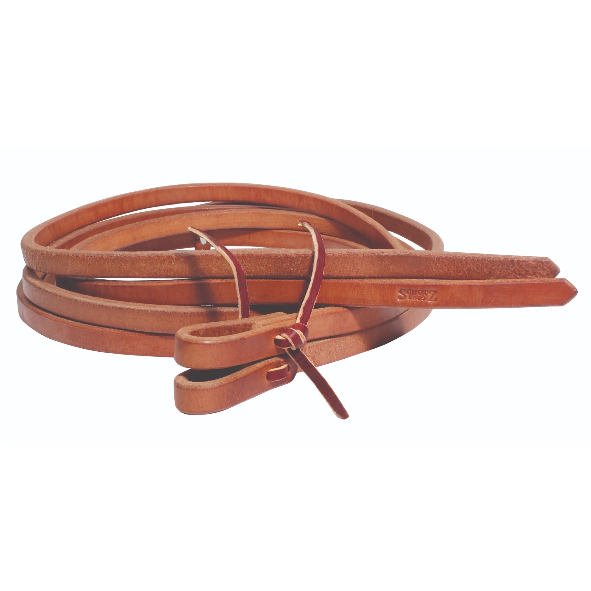 Professional's Choice Extra Heavy Harness Leather Split Reins - 7' x 5/8"