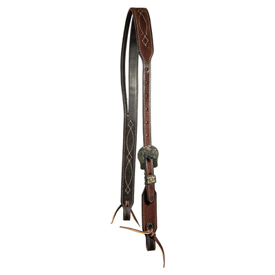 Professional's Choice Gunslinger 5/8" Split Ear Headstall - Premium Western Leather