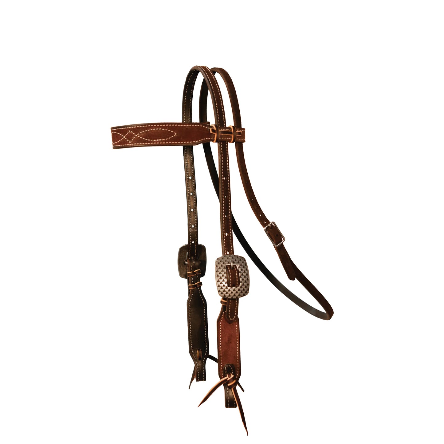 Professional's Choice Gunslinger Roughout Leather Western Headstall - 5/8" Width