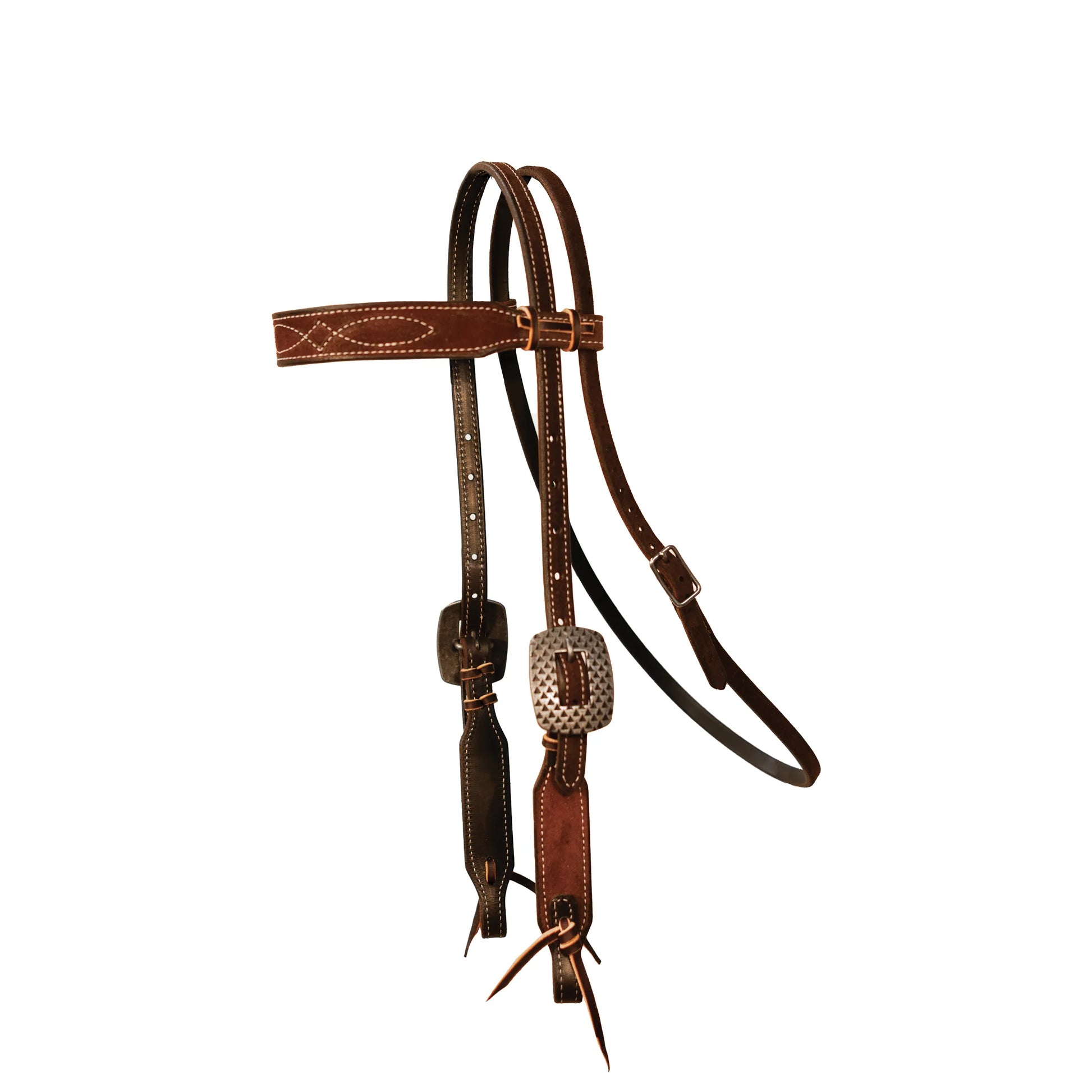 Professional's Choice Gunslinger Roughout Leather Western Headstall - 5/8" Width