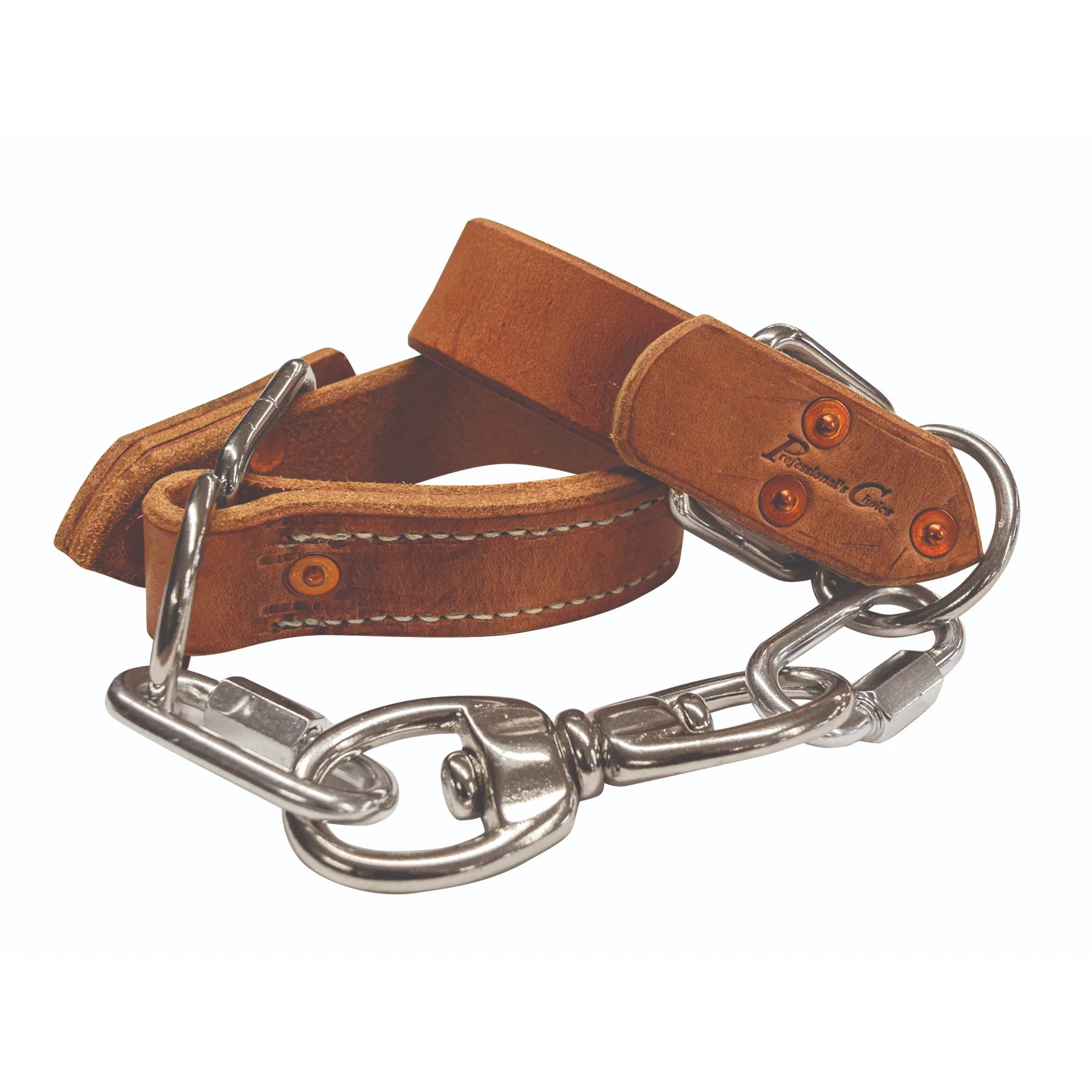 Professional's Choice Handy Hobble with Swivel - Durable Heavy Duty Leather Horse Hobbles