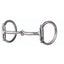 Professional's Choice PCB-980 D-Ring Snaffle Bit for horses featuring a 5 1/4" single-jointed mouthpiece. This polished stainless steel equine bit has a classic D-ring cheekpiece design, providing direct rein pressure and stability. Ideal professional-grade horse tack for western or English training and everyday riding. Durable, high-quality equestrian equipment designed for clear communication between horse and rider.