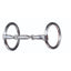 Professional's Choice 5 1/4 inch O Ring 3-Piece Snaffle Horse Bit made of durable polished stainless steel. Features a double-jointed mouthpiece with a central lozenge link for balanced pressure and refined communication. This loose ring snaffle is essential equestrian tack for training and performance, offering comfort and control for horse and rider.