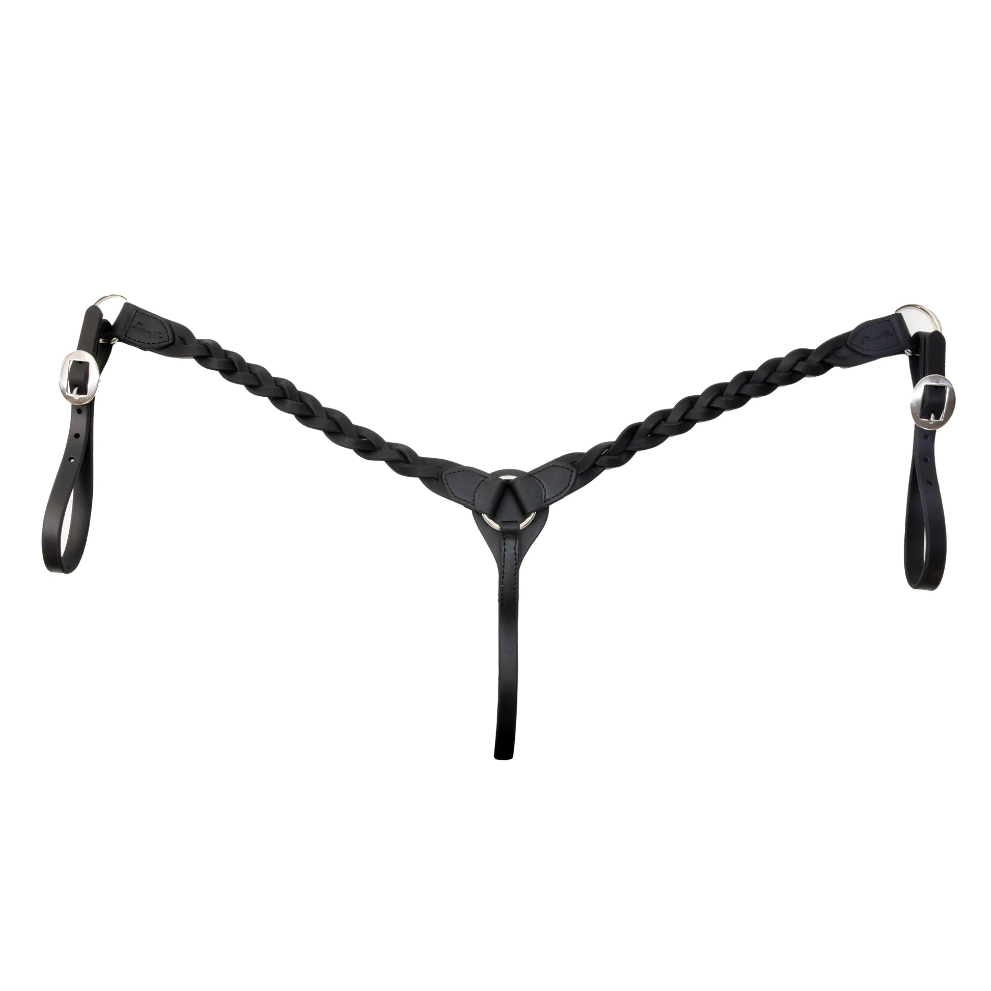 Professional's Choice Infinity Braid Breastcollar - Premium Leather Western Horse Tack