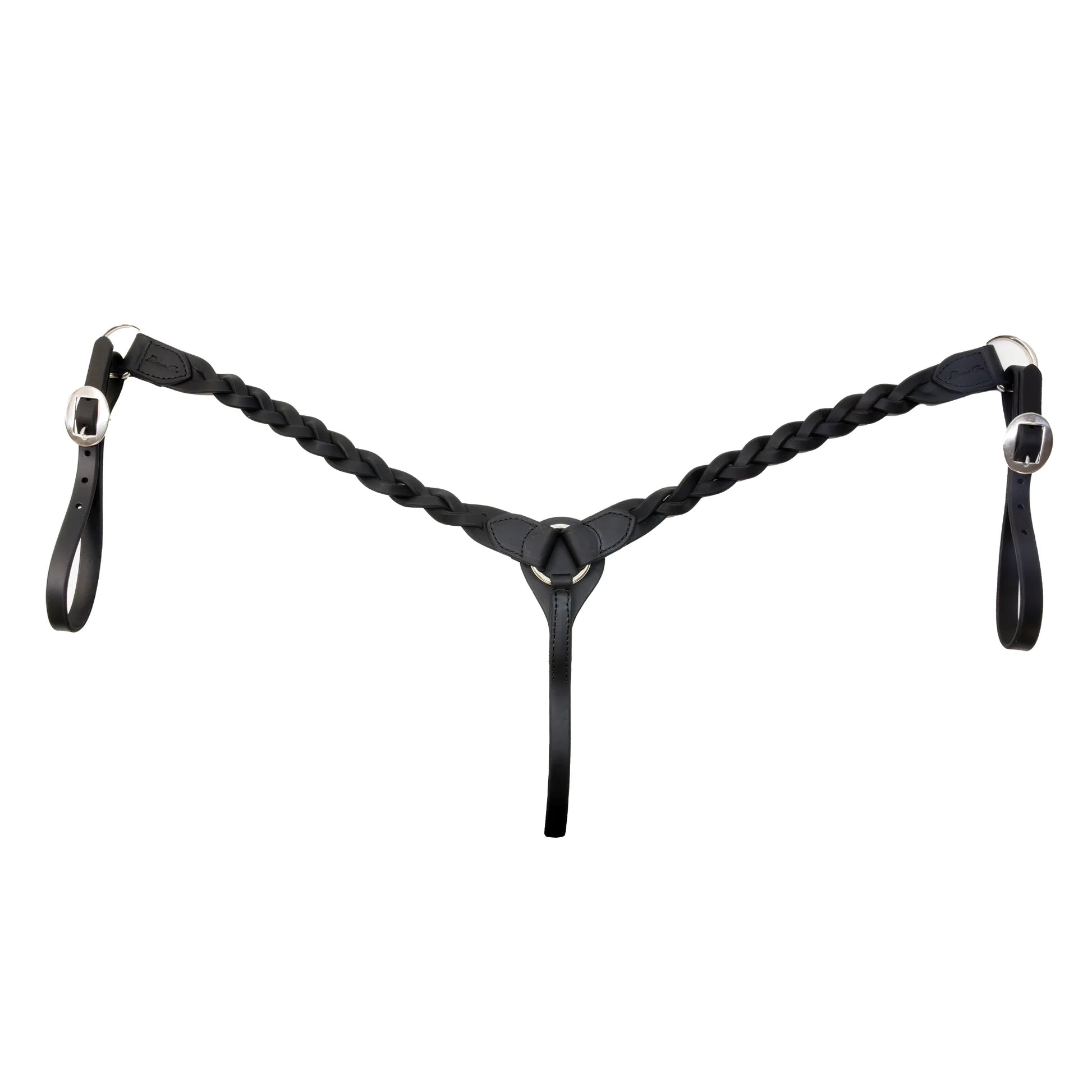 Professional's Choice Infinity Braid Breastcollar - Premium Leather Western Horse Tack 1057BLA