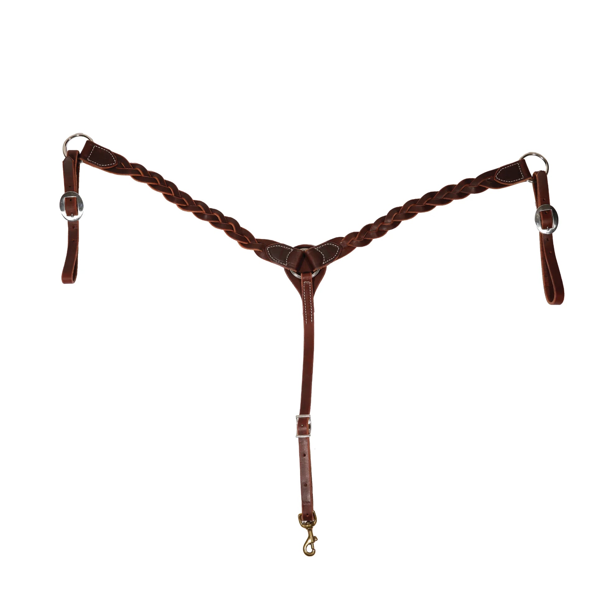 Professional's Choice Infinity Braid Breastcollar - Premium Leather Western Horse Tack 1057BUR