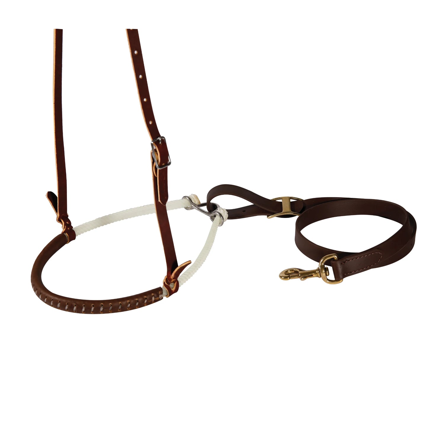 Professional's Choice Laced Double Rope Tiedown Set - Durable Western Horse Training Gear
