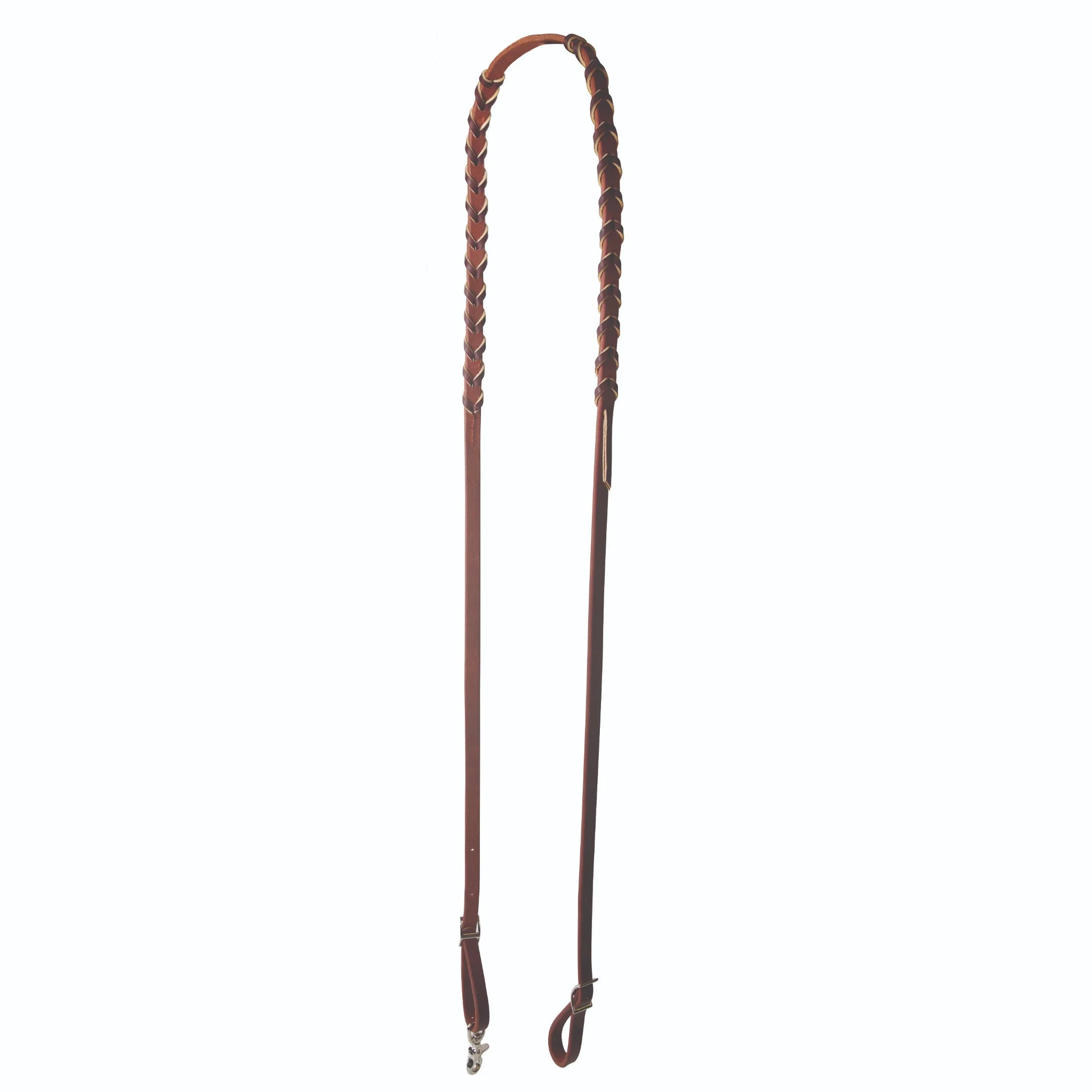 Professional's Choice Laced Leather Barrel Reins - Premium Quality, Built for the Long Haul