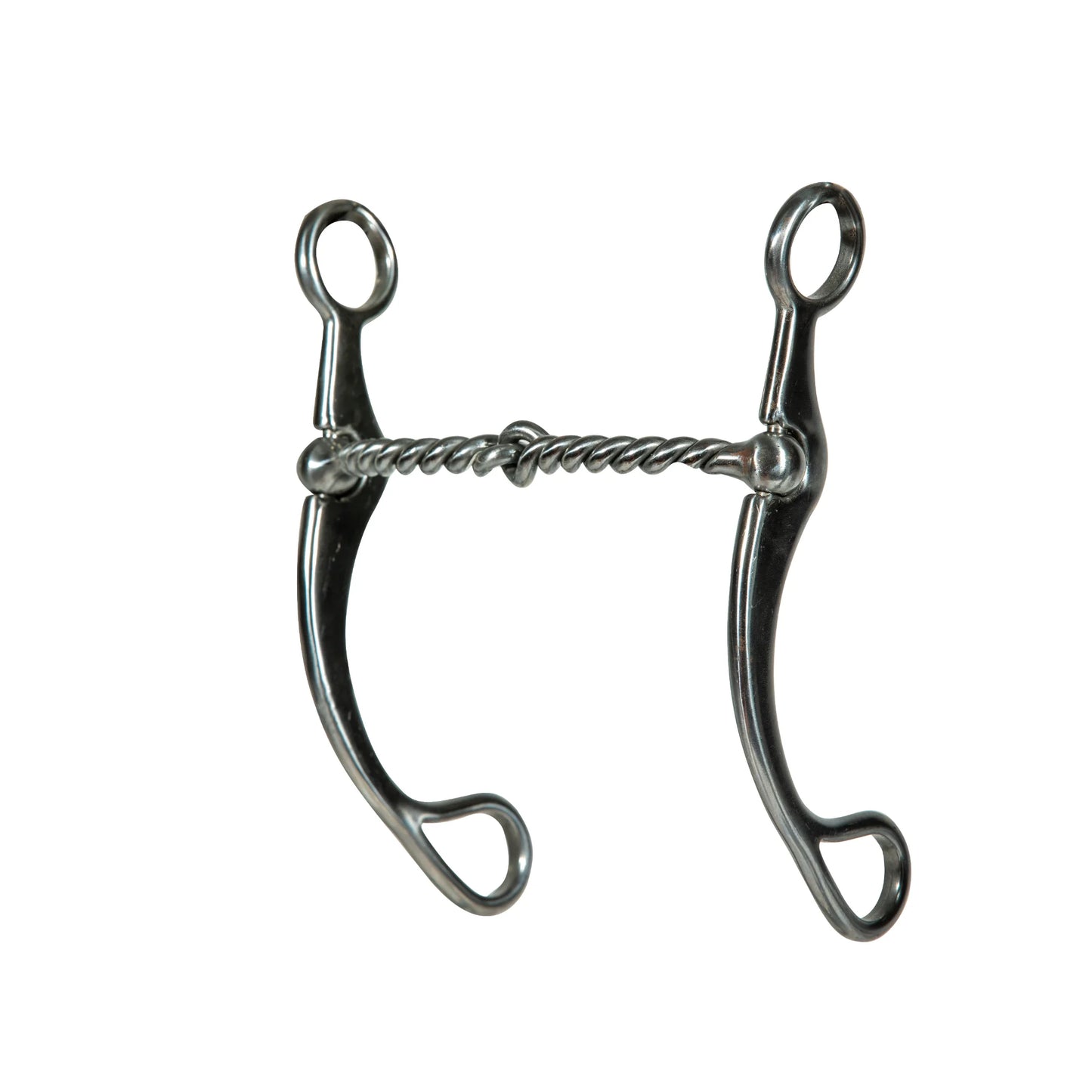 Professional's Choice Laramie Western Shank Horse Bit - 5 1/8" Sweet Iron Mouth