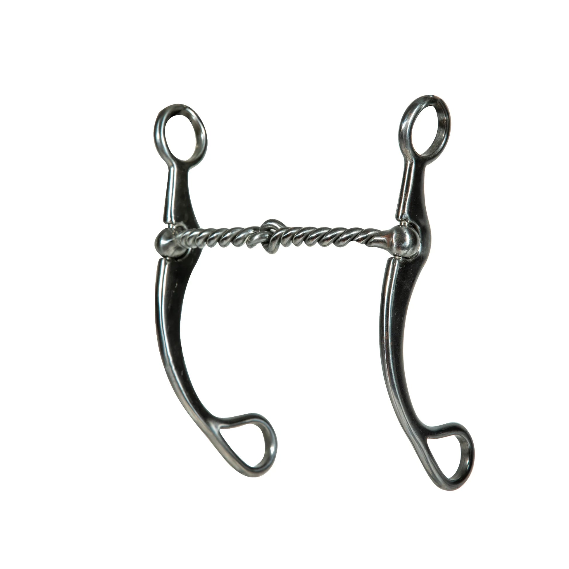Professional's Choice Laramie Western Shank Horse Bit - 5 1/8" Sweet Iron Mouth