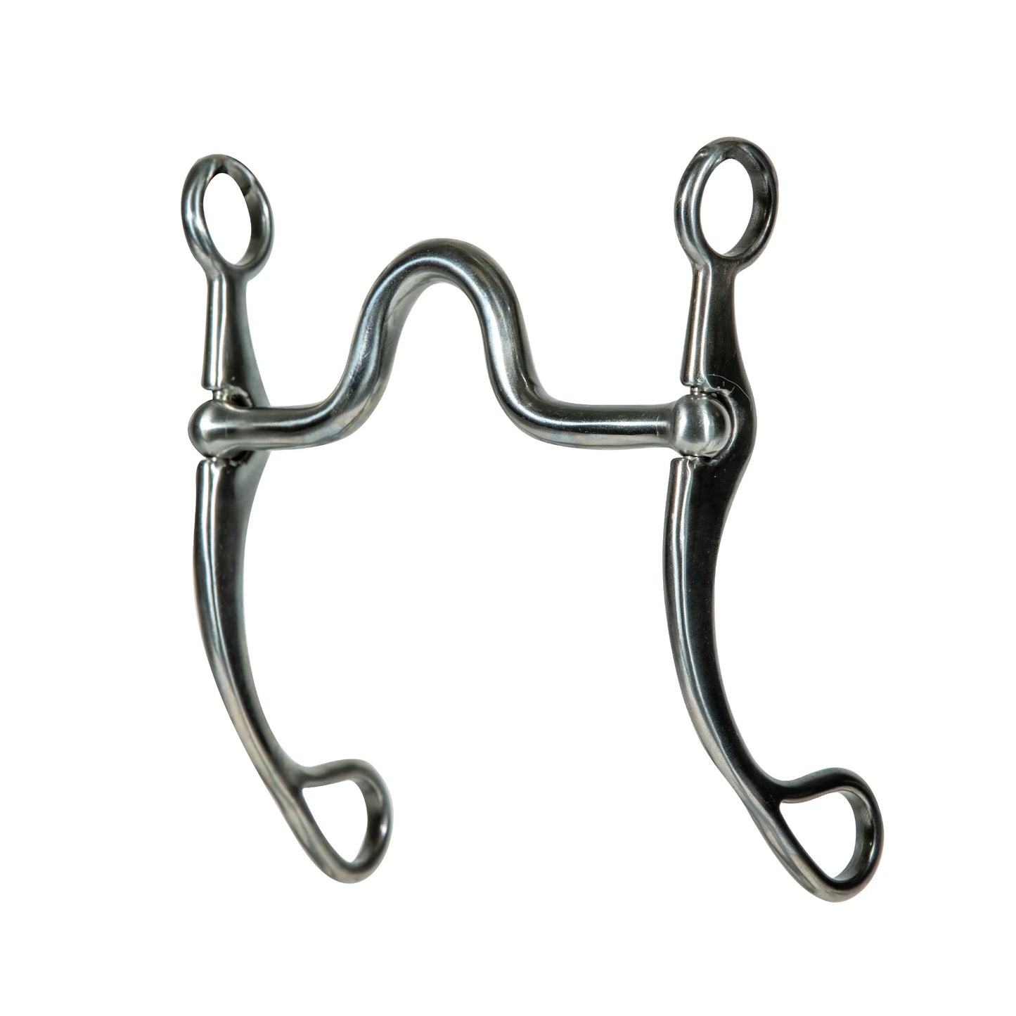 Professional's Choice Laramie Western Shank Horse Bit - 5 1/8" Sweet Iron Mouth