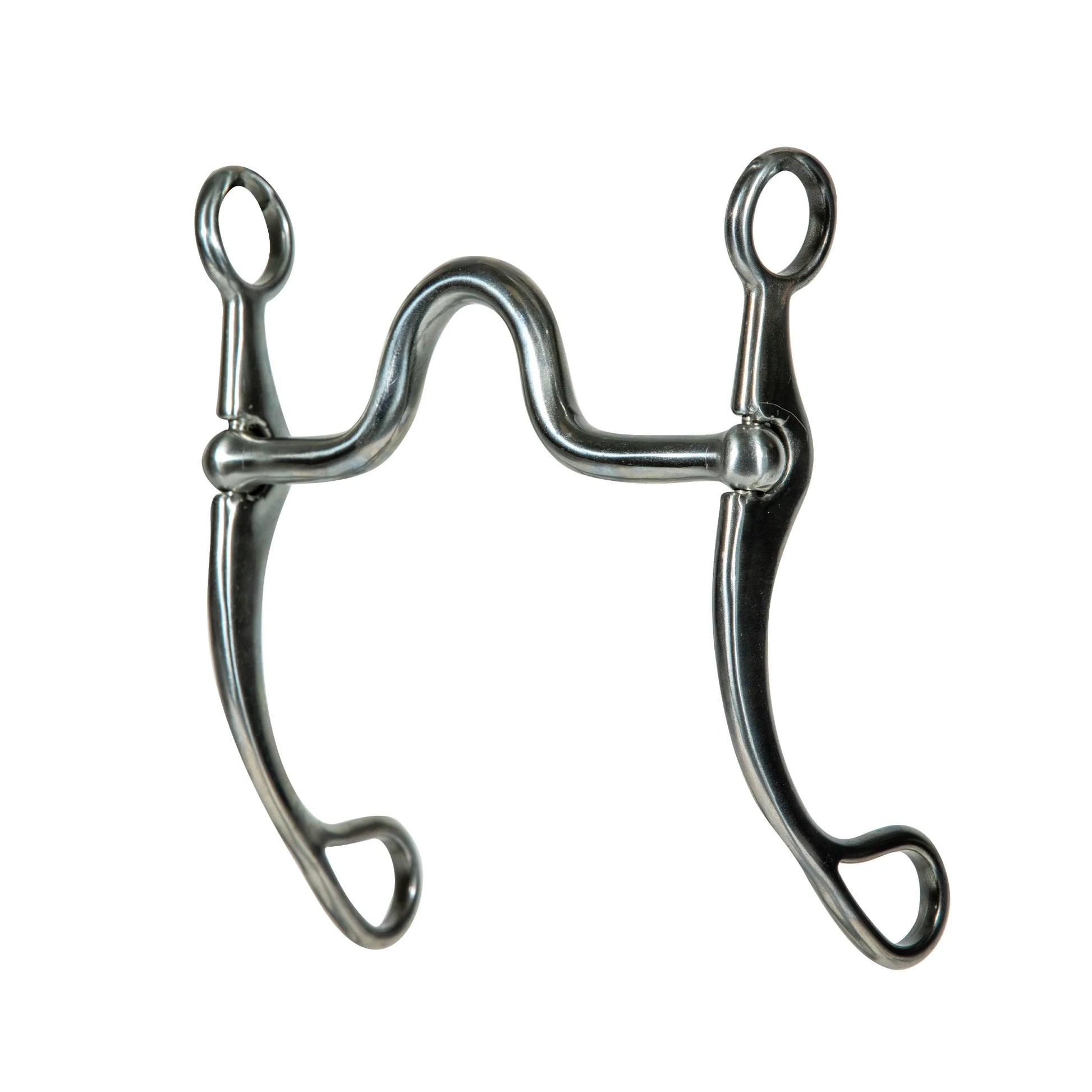 Professional's Choice Laramie Western Shank Horse Bit - 5 1/8" Sweet Iron Mouth
