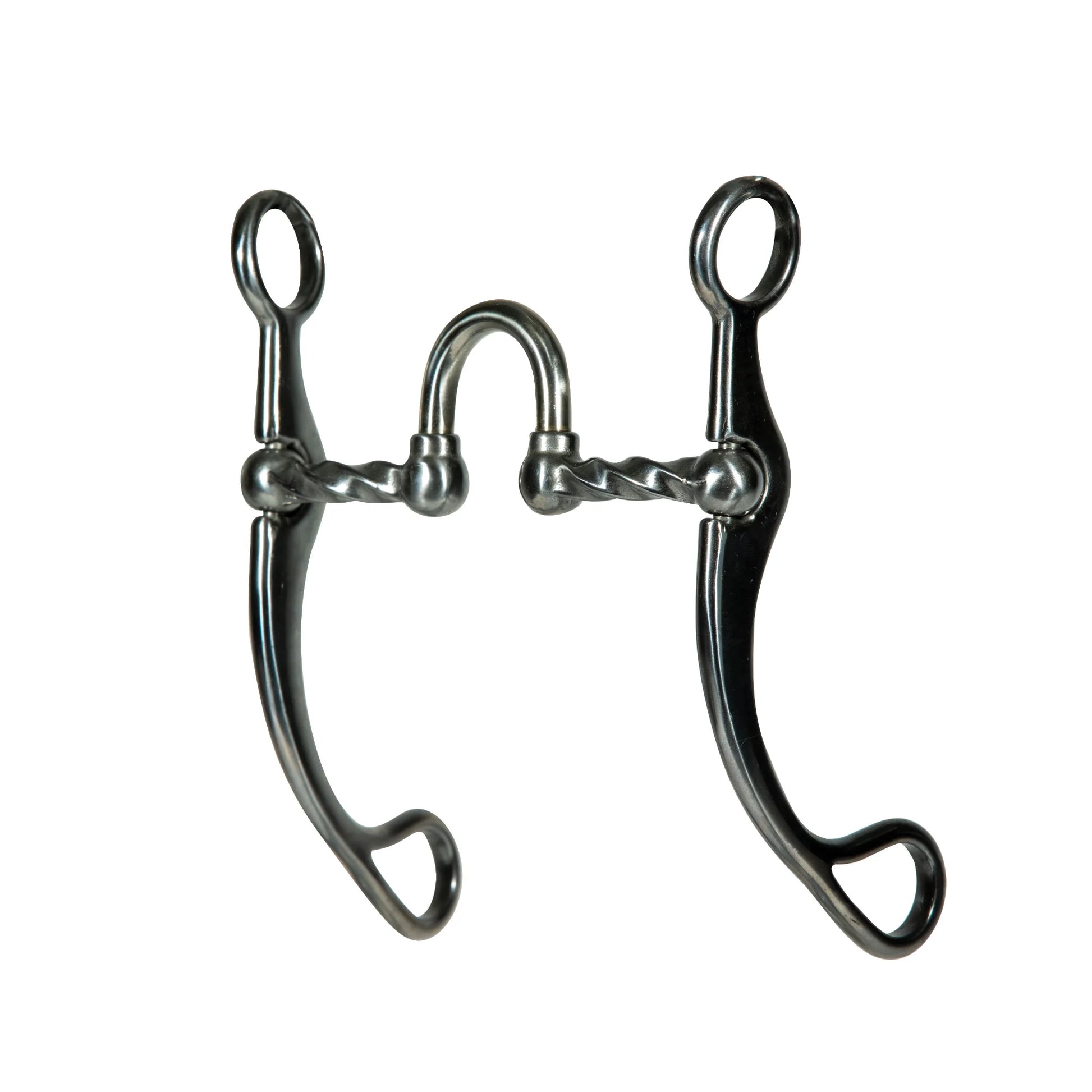 Professional's Choice Laramie Western Shank Horse Bit - 5 1/8" Sweet Iron Mouth