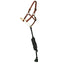 Professional's Choice Leather Halter with Rawhide Noseband and Lead Rope - Average Horse