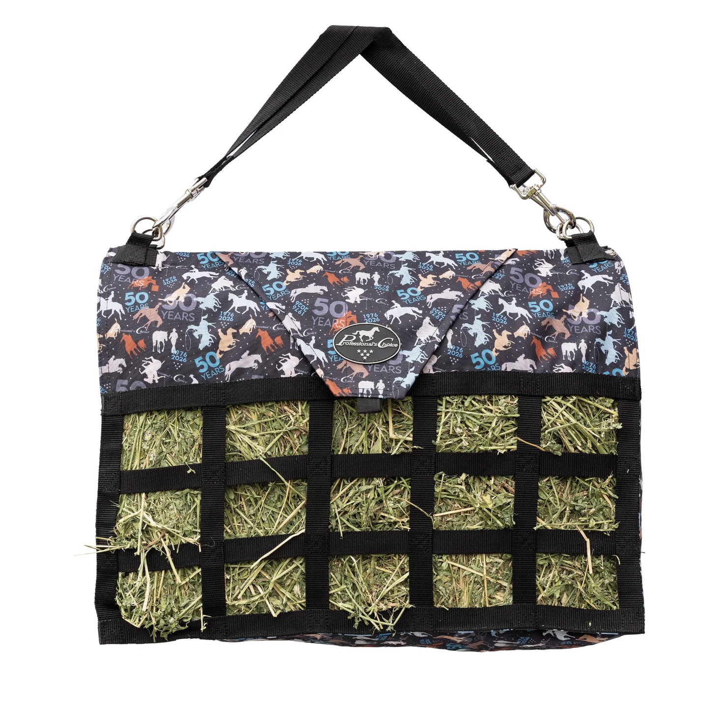 Professional's Choice Medium Feed Hay Bag - Durable Slow Feed Horse Hay Bag for Stall or Trailer