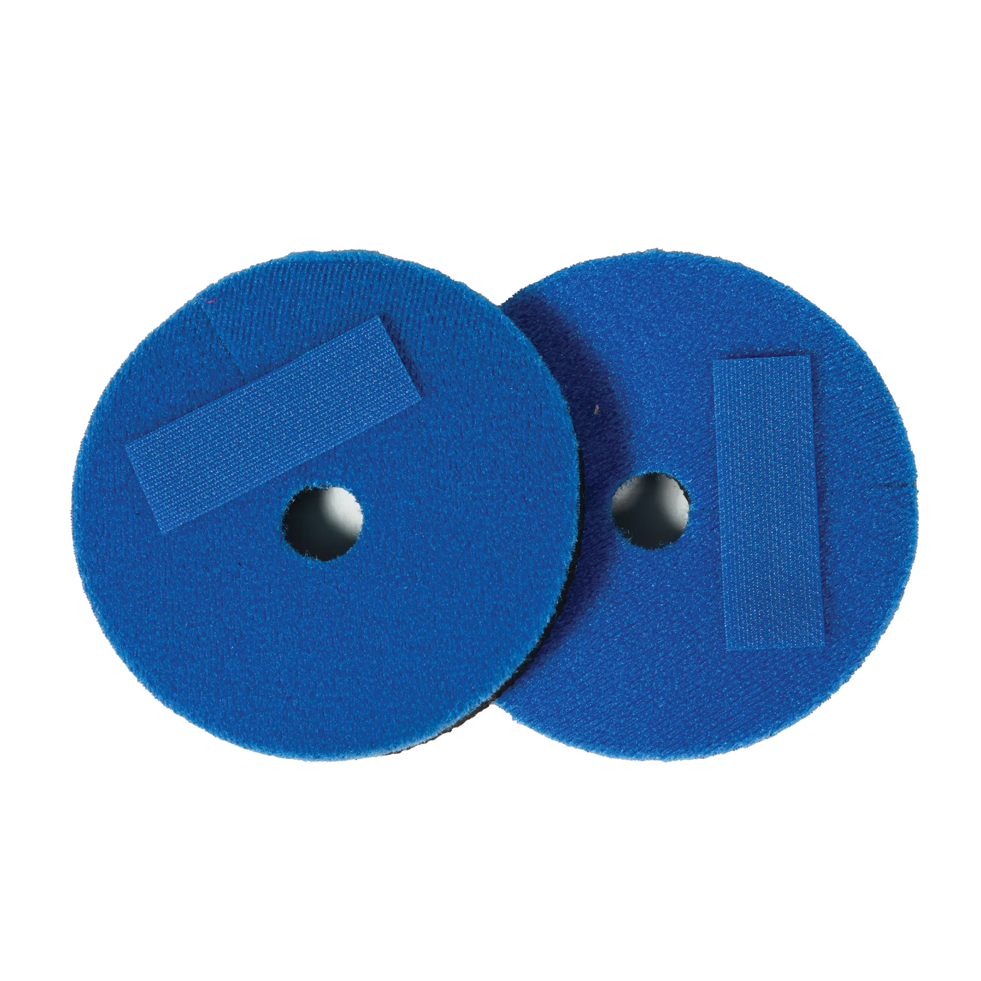 Professional's Choice Neoprene Bit Guards in royal blue, designed to prevent bit pinching and provide comfort for your horse. These circular tack accessories feature a durable neoprene construction, a center hole for the bit mouthpiece, and a convenient hook-and-loop closure for easy attachment. Essential equestrian gear for protecting your horse's mouth in any discipline.
