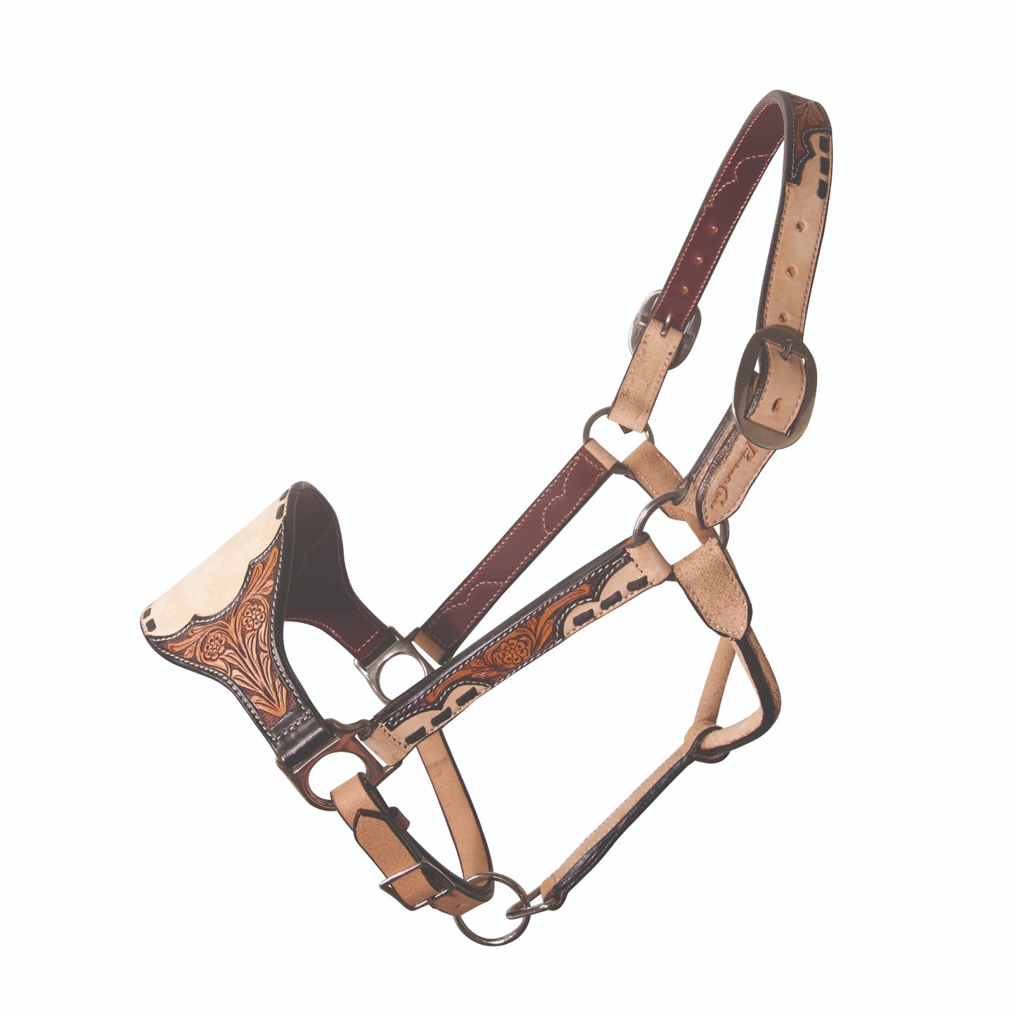 Professional's Choice Bronc Halter Hand-Tooled Noseband Average