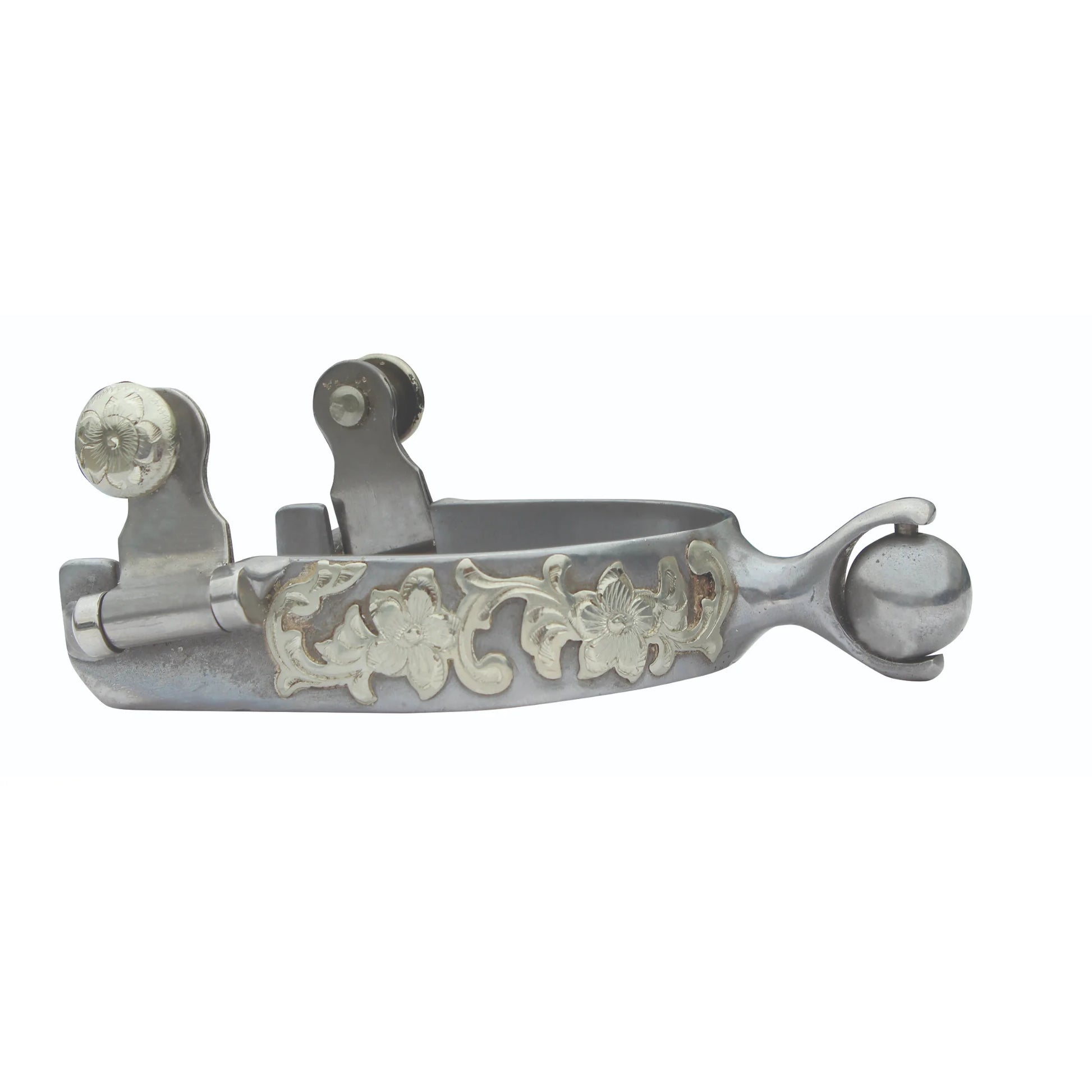 Professional's Choice PC Floral Ball Western Spurs - 1.75" Shank Length