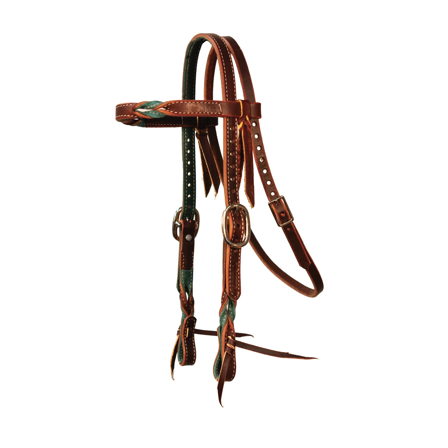 Professional's Choice Pony Browband Headstall - 5/8 Inch Twist Leather Tack