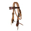 Professional's Choice Pony Browband Headstall - Quality Western Leather Bridle for Ponies 3P4040-PONY