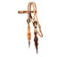 Professional's Choice Quick Change Tassel Browband Western Headstall - Round/Diamond Pattern