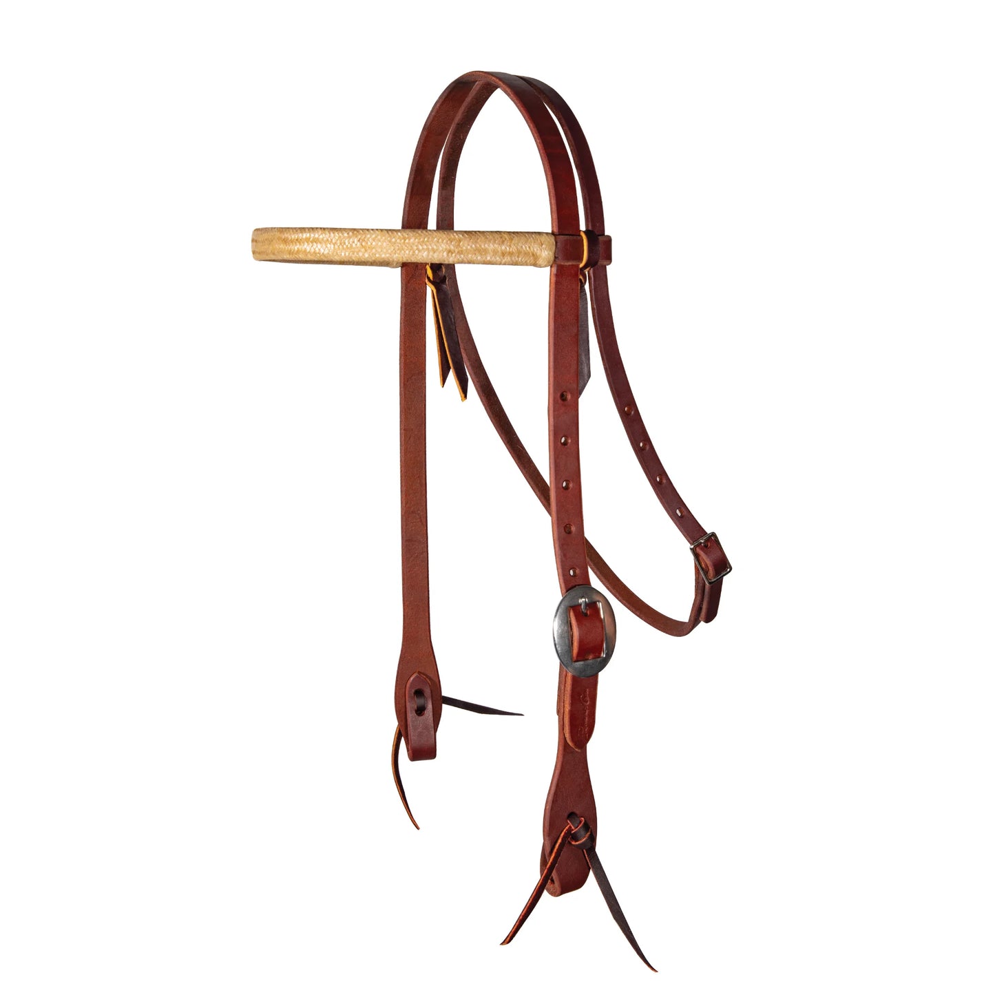 Professional's Choice Rawhide Browband Headstall - 3/4" Width, Single Buckle