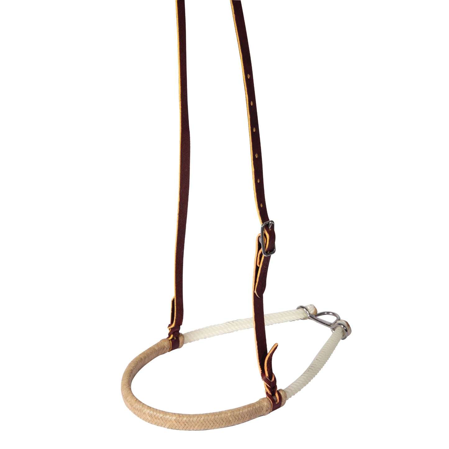 Professional's Choice Rawhide Noseband - Durable Hand-Braided Western Training Tack