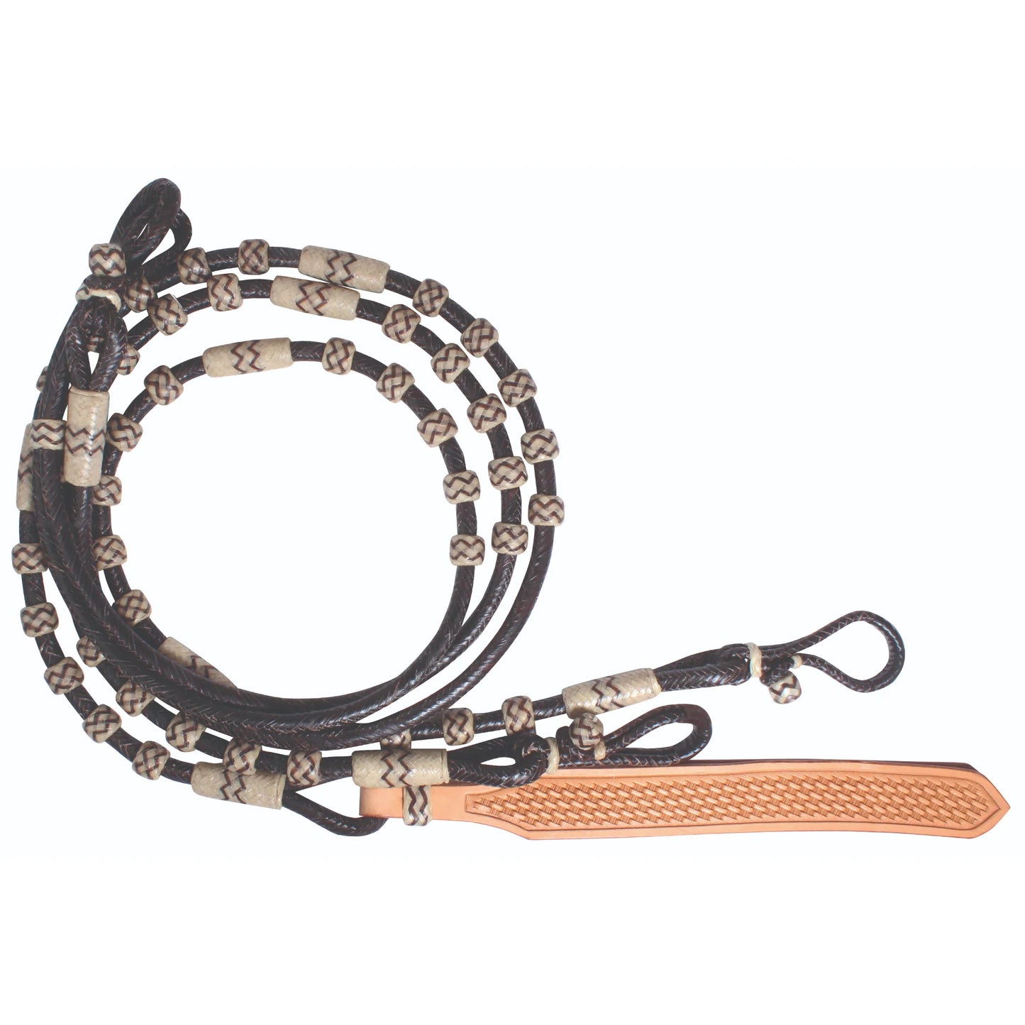 Professional's Choice Romal Reins - Premium Braided Western Reins for Performance and Training