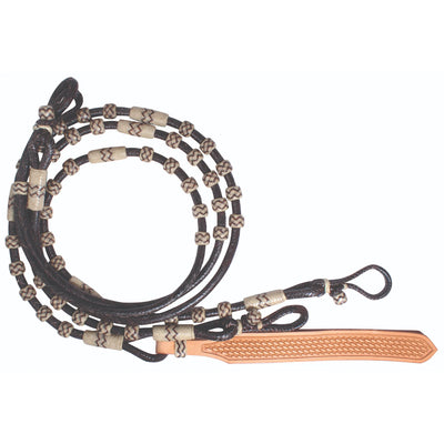 Professional's Choice Romal Reins - Premium Braided Western Reins for Performance and Training