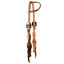 Professional's Choice Roughout One Ear Headstall with Tassels & Diamond Tooling - Quick Change