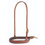 Professional's Choice Schutz Roper Noseband 8037 in rich medium oil leather. This high-quality western noseband features a wide, padded nosepiece with classic white stitching and an adjustable crown strap with a brass buckle. Perfect for roping, training, and everyday equestrian use, it combines durability with a professional look for your horse tack collection.