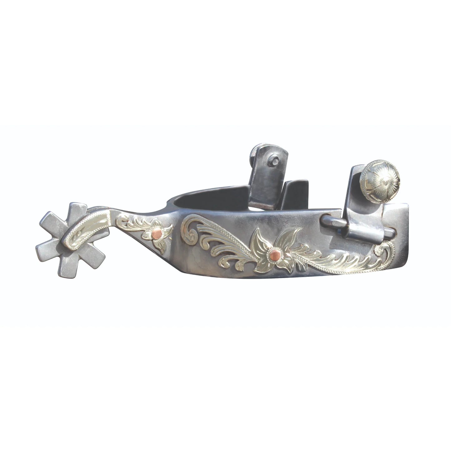 Professional's Choice Silver Spur Rowel - Engraved Western Replacement Rowels