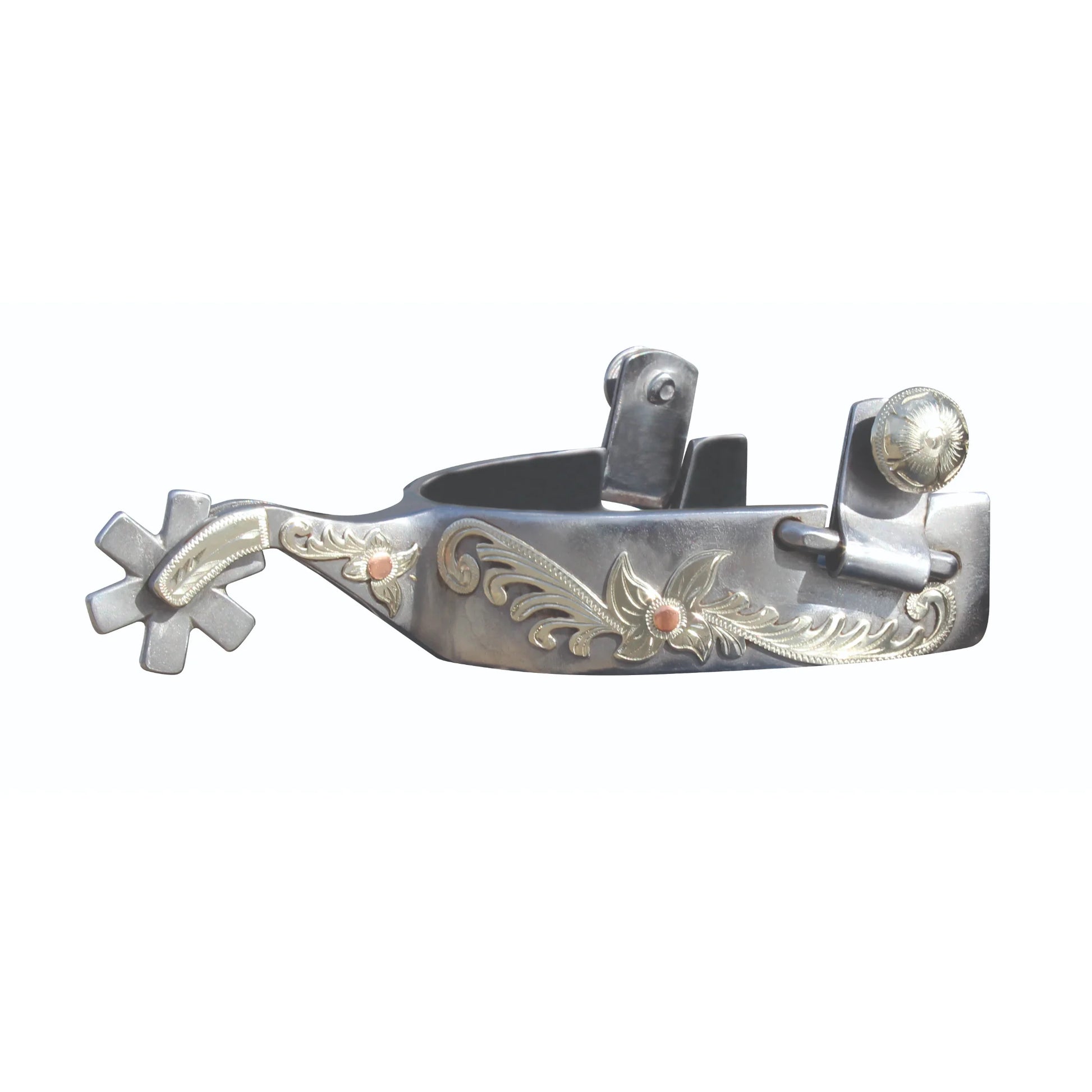 Professional's Choice Silver Spur Rowel - Engraved Western Replacement Rowels