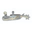 Professional's Choice Silver Spur Rowel - Engraved Western Replacement Rowels