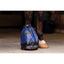 Professional's Choice Short 14" Hoof Soaking Boot in royal blue and black. Designed for equine therapy, this durable, waterproof soaking bag features a heavy-duty bottom and a secure buckle strap around the horse's leg. Perfect for treating abscesses, thrush, or moisturizing dry hooves. A must-have horse health accessory for every barn and grooming kit.