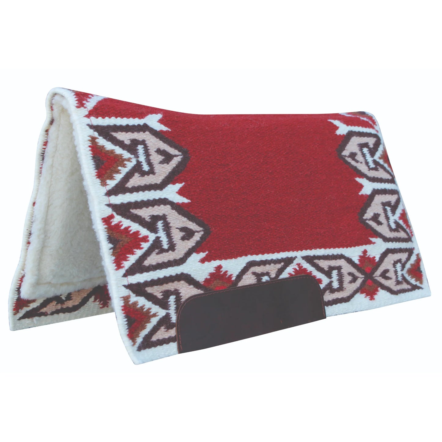 Professional's Choice Steam Pressed Contoured Wool Felt Western Saddle Pad