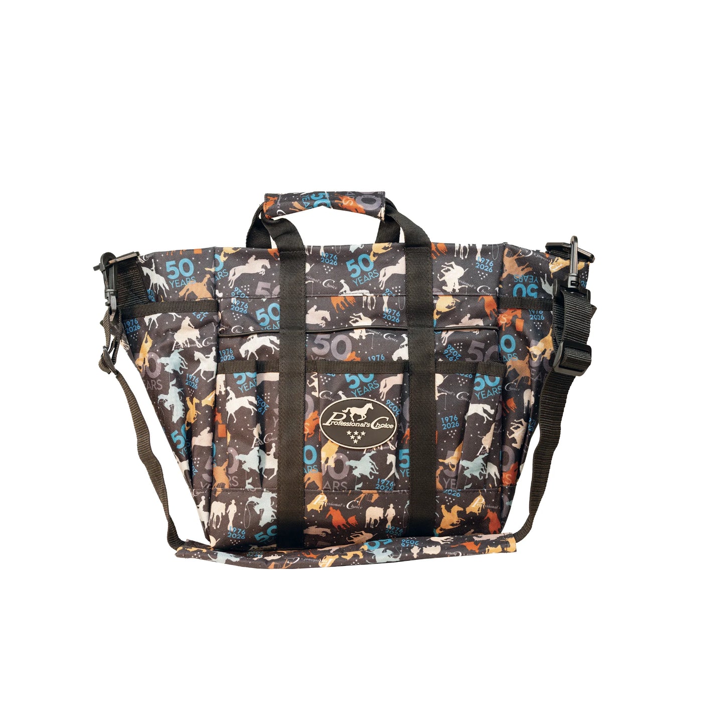 Professional's Choice Tack Tote Grooming Bag - Durable Multi-Pocket Equestrian Organizer