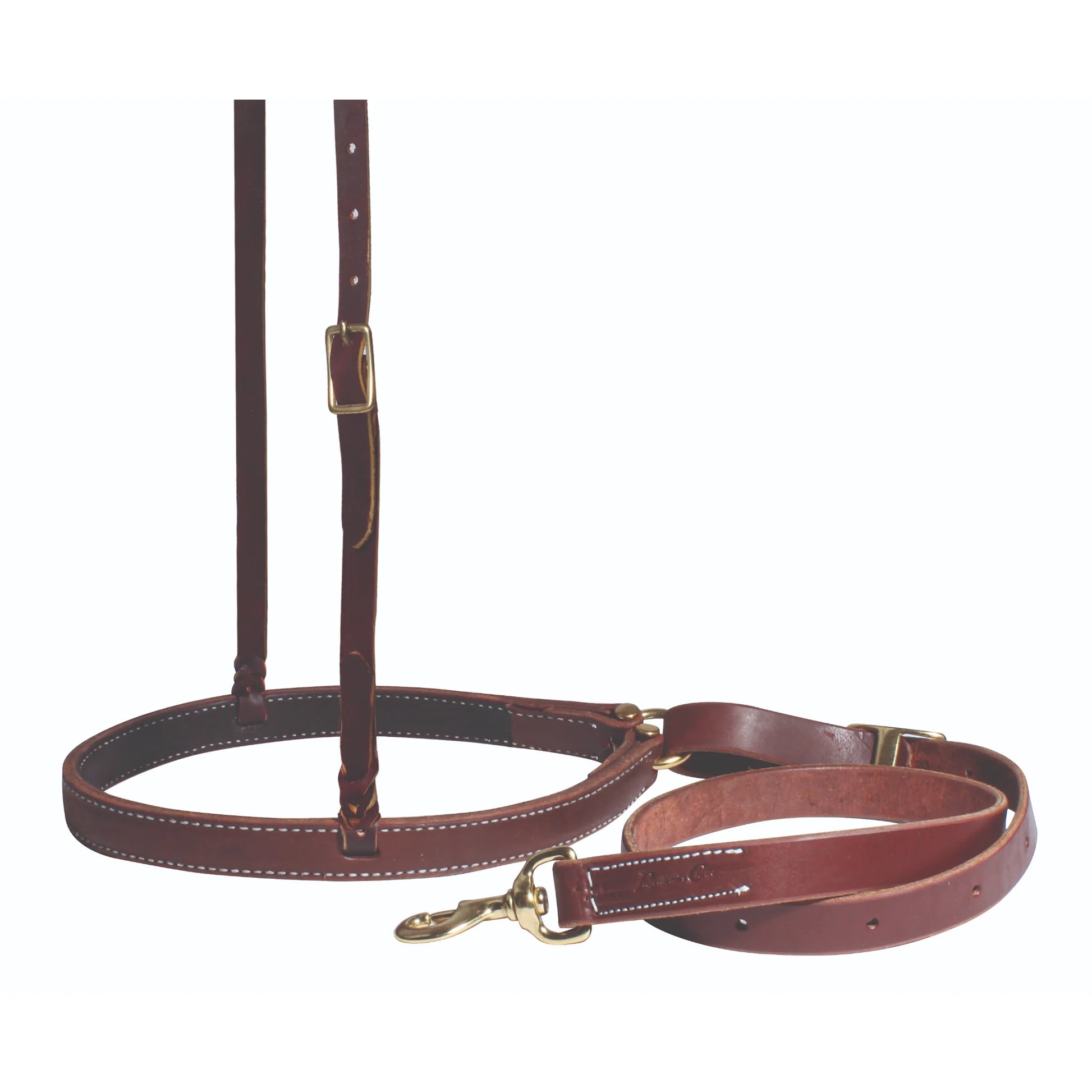 Professional's Choice Tiedown Set 1 - Heavy Brown Leather Western Horse Training Set
