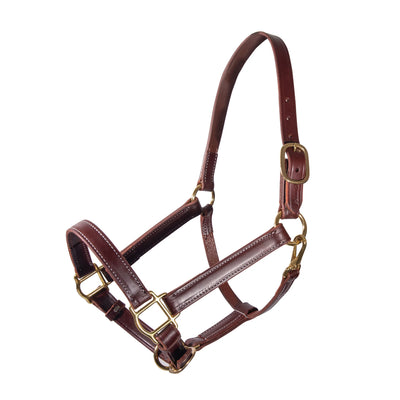 Professional's Choice Turn Out Natural Halter - Premium Leather Horse Halter for Daily Turnout