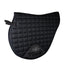Professional's Choice VenTECH Mesh Cross Country (XC) Horse Saddle Pad in black. This breathable, lightweight quilted pad features a contoured design for superior wither clearance and moisture-wicking VenTECH material. Equipped with reinforced girth loops and adjustable billet straps, it’s designed for high-performance equestrian cross-country riding and eventing. Sleek, durable, and engineered for maximum airflow to keep your horse cool and comfortable.