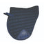 Professional’s Choice VenTECH Mesh Cross Country (XC) Horse Saddle Pad in navy blue. Features a breathable, moisture-wicking quilted mesh design and a contoured, forward-cut shape ideal for jumping. This high-performance equestrian gear includes reinforced girth patches with the Professional’s Choice logo and durable billet straps for a secure fit. A sleek, professional choice for competitive cross country riding, jumping training, and horse shows.