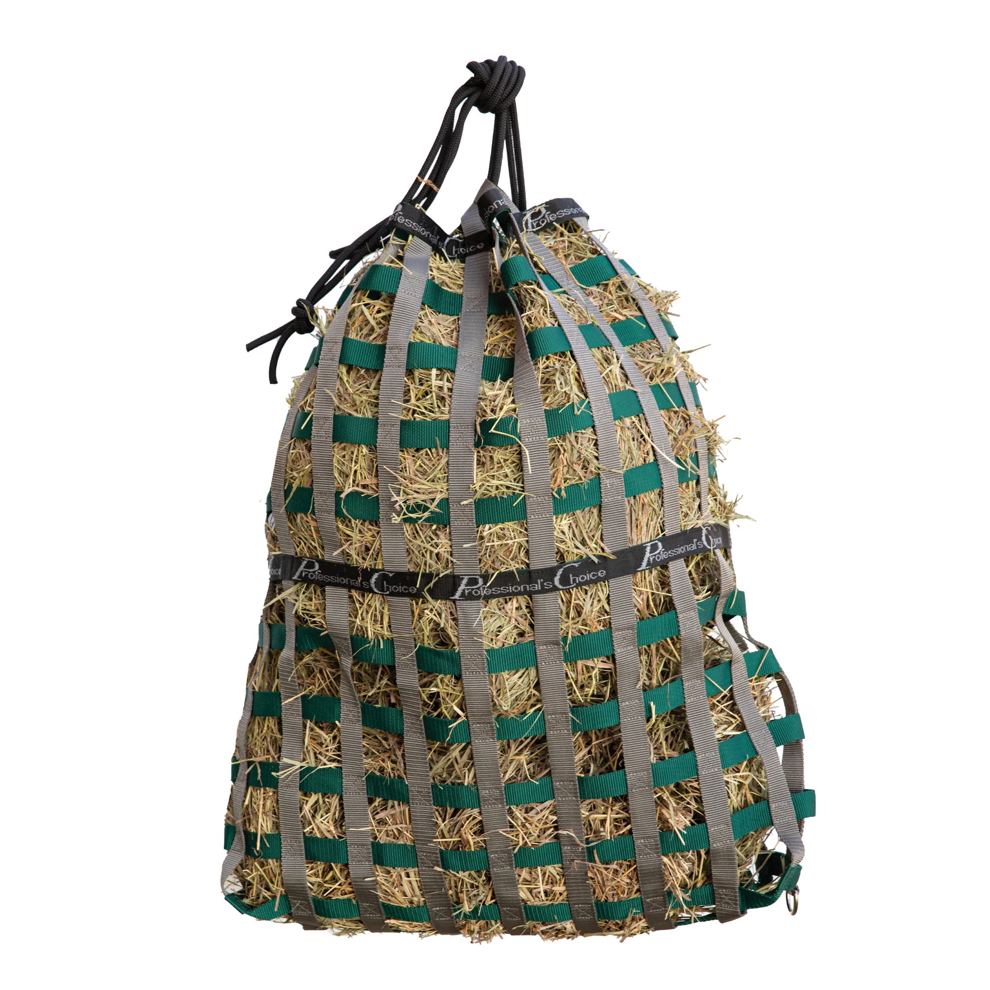 Professional's Choice Web Slow Feed Hay Net - Durable Nylon Webbing for Barn or Trailer