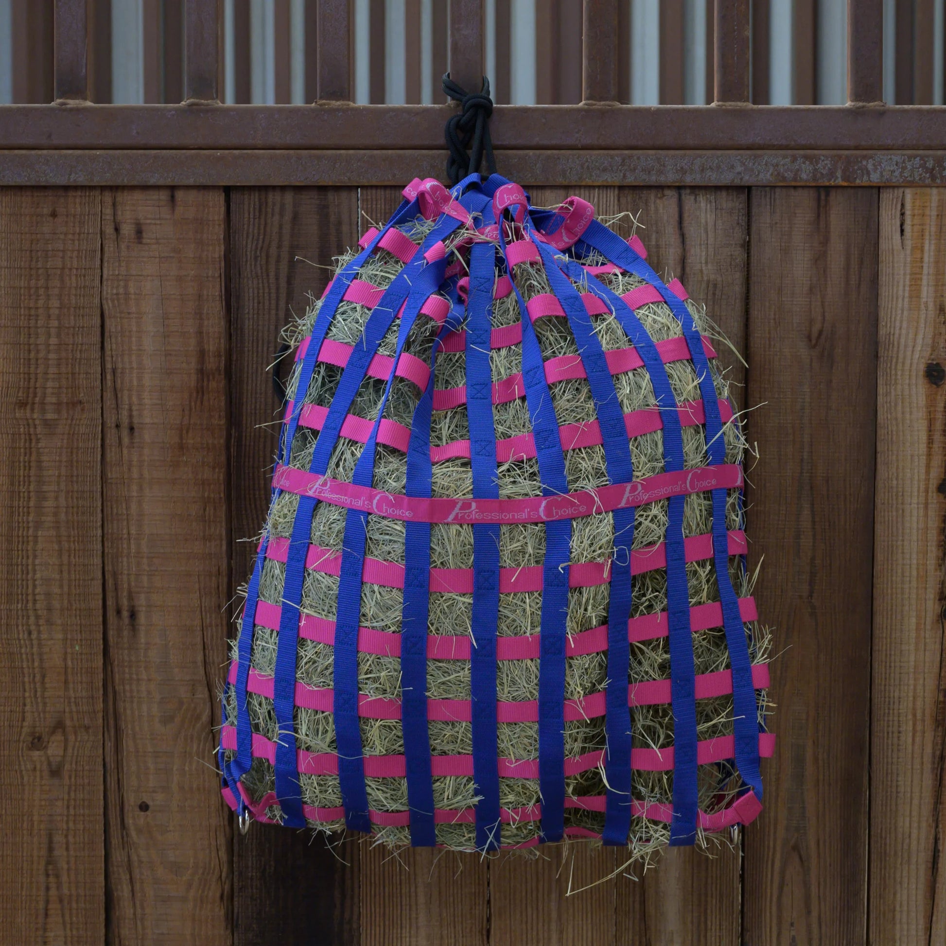 Professional's Choice Web Slow Feed Hay Net - Durable Nylon Webbing for Barn or Trailer
