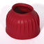 Red Professional's Choice rubber bell boot featuring a durable ribbed design for maximum hoof protection. This heavy-duty equestrian overreach boot is crafted from high-quality rubber to prevent injuries during riding, training, or jumping. The bold red color adds a stylish touch to your horse's protective gear. Ideal for riders looking for reliable, long-lasting impact resistance and essential hoof safety.