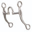 Professionals Choice Equisential Western Correction Iron EQB-804. This polished silver horse bit features a high port correction mouthpiece and long, curved shanks for precise communication and leverage. Designed for western riding, the swivel cheeks allow for independent lateral control. A professional-grade equestrian tack item for training and performance, featuring the Professional’s Choice brand name engraved on the shank.