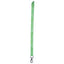Lime green Professional's Choice Bucket Strap featuring the brand name in a repeated white logo print. This durable equestrian accessory includes a sturdy silver metal trigger snap hook at one end and a loop at the other for versatile use in horse stalls or trailers. Ideal for securely hanging water buckets, feed bags, or hay nets, this vibrant lime green strap is a must-have for organized horse care and barn management.