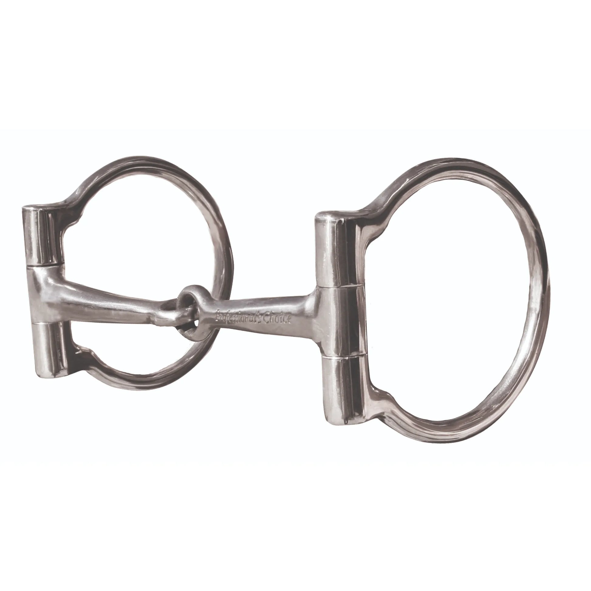 Professional's Choice Equisential D-Ring Snaffle bit in polished stainless steel. This equestrian horse bit features a single-jointed mouthpiece and fixed D-ring cheeks, providing stable lateral guidance and preventing the bit from being pulled through the mouth. A versatile piece of horse tack ideal for training and daily riding across Western and English disciplines. High-quality stainless steel horse equipment designed for durability and clear communication.