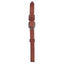 Professional's Choice 1-inch Replacement Breast Collar Tug (1251HL) crafted from premium chestnut brown Hermann Oak leather. This essential western tack accessory features a durable stainless steel buckle and two leather keepers for a secure, adjustable fit on your horse's breast collar. High-quality, reliable replacement strap designed for equestrian performance and longevity, perfect for refreshing your western riding gear.