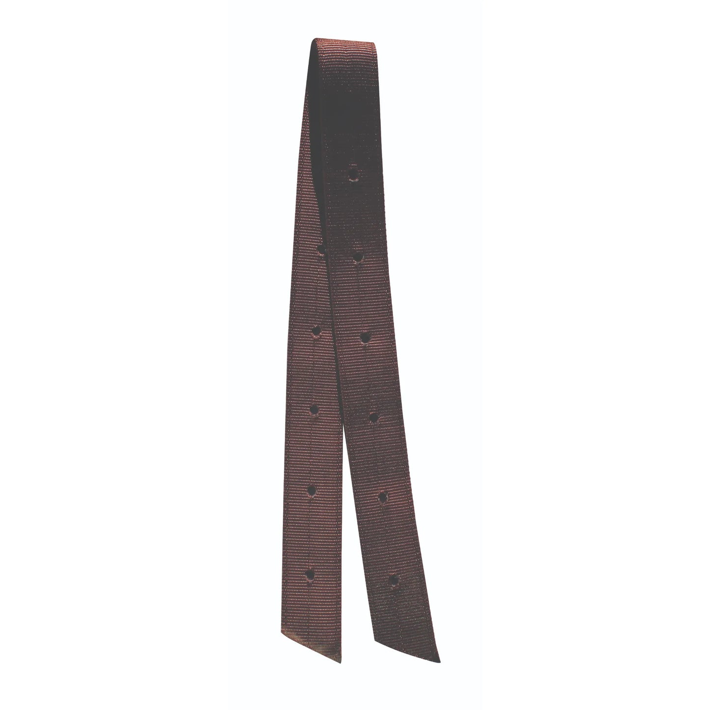 Professional’s Choice Nylon Off Billet in a rich burgundy shade. This durable western saddle accessory is crafted from heavy-duty, reinforced nylon webbing with multiple heat-sealed holes for easy cinch adjustment. Ideal for horse owners seeking reliable tack, this off billet provides a secure fit and professional look. Perfect for trail riding or daily training, this essential piece of equestrian gear ensures long-lasting performance and safety.