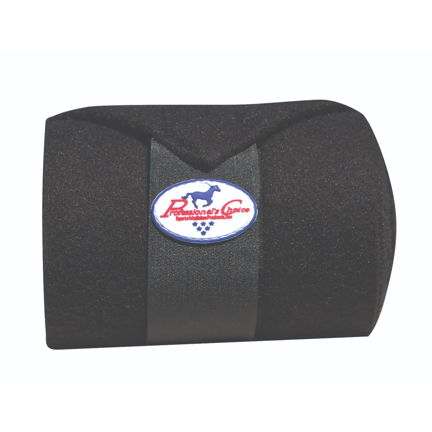 Professional's Choice black polo wraps crafted from superior fleece for durable horse leg support and protection. Featuring the iconic brand logo on a secure fastener, these high-quality equestrian leg wraps are ideal for dressage, jumping, or schooling. Soft, breathable, and stylish, they offer the perfect combination of comfort and performance for horse care.